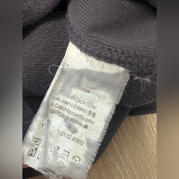 Maison Scotch Grunge Distressed Graphic Y2K Pullover Hoodie - Picture 6 of 9